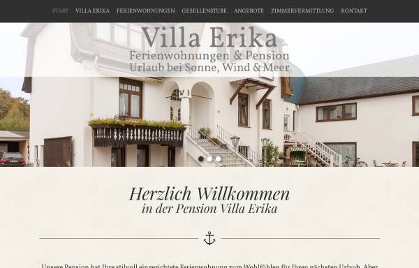 Ferienwohnung und Pension Villa Erika, Familie Juerß