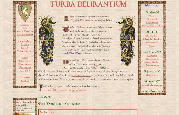 Vorschau von turba-delirantium.skyrocket.de, Turba Delirantium