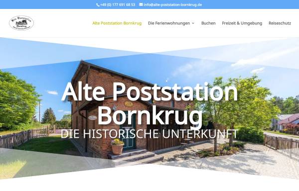 Vorschau von www.alte-poststation-bornkrug.de, Alte Poststation Bornkrug