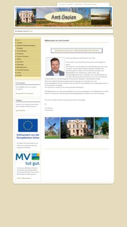 Vorschau der mobilen Webseite www.amt-gnoien.de, Amt Gnoien