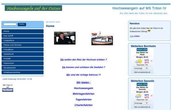 Vorschau von www.triton4.de, Fahrgastschifffahrt Krause