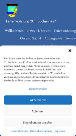 Vorschau der mobilen Webseite www.knipp-net.de, Ferienwohnung Knipp