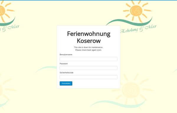 Vorschau von www.ferienwohnung-koserow.de, Ferienwohnung Schnarr