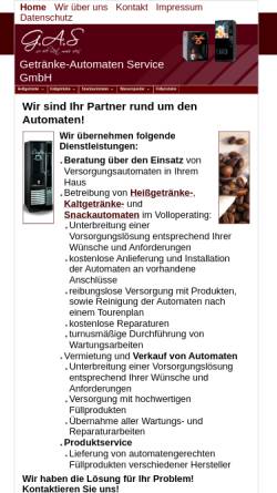 Vorschau der mobilen Webseite www.automaten-greifswald.de, Getränke Automaten Service