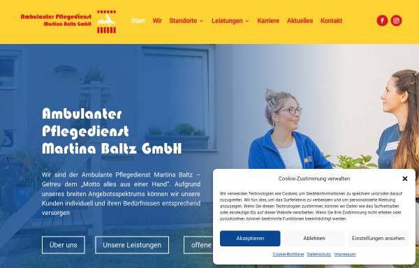 Vorschau von www.meinpflegedienst.de, Ambulanter Pflegedienst