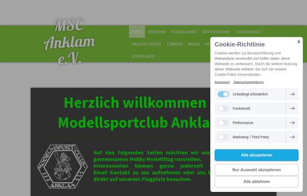 Vorschau von www.msc-anklam.de, Modellsportclub Anklam e. V.
