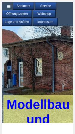 Vorschau der mobilen Webseite www.modellbau-wolgast.de, Modellbau und Hobby