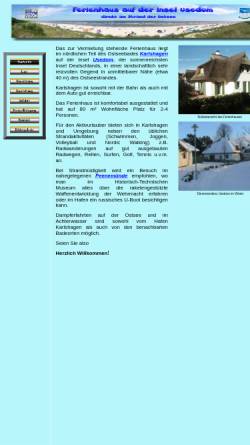 Vorschau der mobilen Webseite www.ferienhaus-karlshagen.info, Ferienhaus Pridöhl