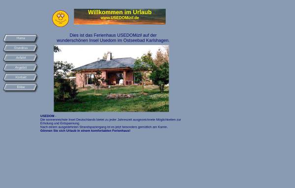Vorschau von www.usedomizil.de, Ferienhaus Usedomizil
