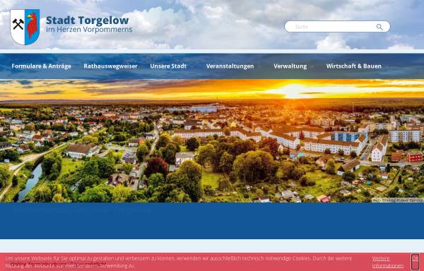 Vorschau von www.torgelow.de, Stadt Torgelow