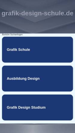 Vorschau der mobilen Webseite www.grafik-design-schule.de, Grafik-Design-Schule Anklam