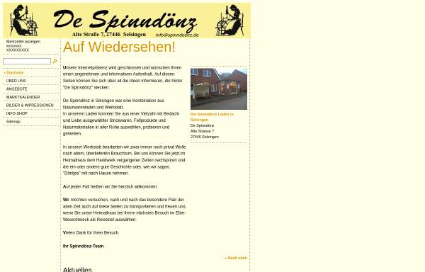 Vorschau von www.spinndoenz.de, De Spinndönz, Annelene Lühmann-Jesewski