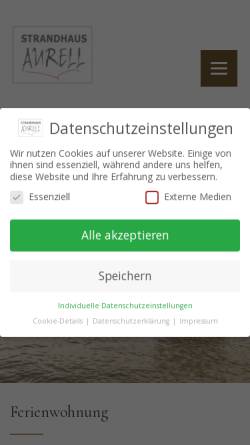 Vorschau der mobilen Webseite www.infousedom.de, Ferienwohnungen-Verzeichnis, Inhaber: Falko Fink