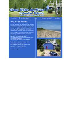 Vorschau der mobilen Webseite xn--blaueshaus-ckeritz-w6b.de, Ferienhaus Kühl