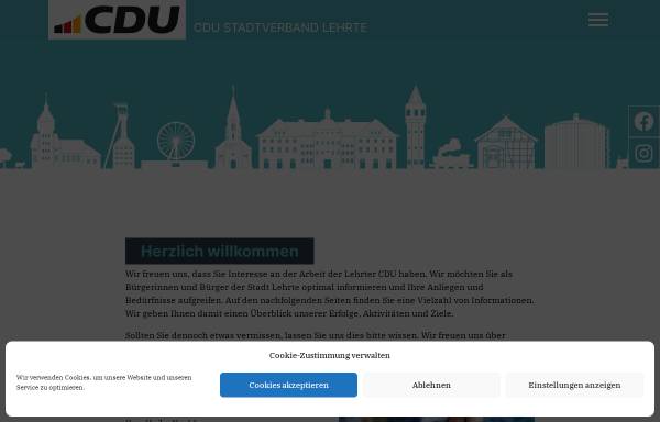 Vorschau von www.cdu-lehrte.de, CDU Lehrte