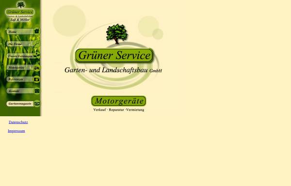 Vorschau von www.gruenerservice.de, Garten und Landschaftsbau GmbH