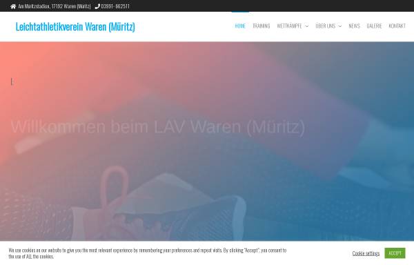Vorschau von www.lav-waren.de, Leichtathletikverein Waren e.V.