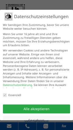 Vorschau der mobilen Webseite gs-nb.de, 9. Grundschule Ost - Europaschule - Hans Christian Andersen