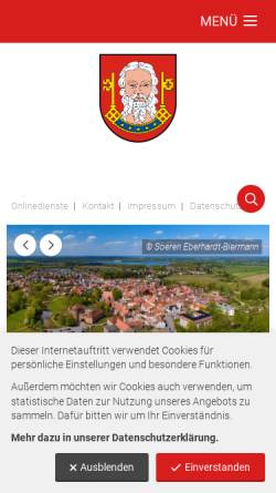 Vorschau der mobilen Webseite www.neustadt-glewe.de, Amt Neustadt-Glewe