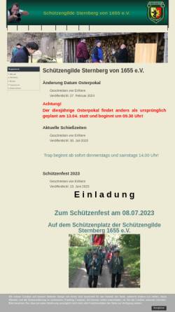 Vorschau der mobilen Webseite schuetzengilde-sternberg.de, Schützengilde Sternberg 1655 e.V.