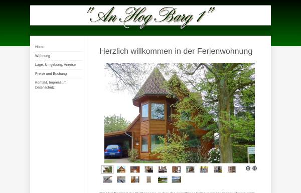 Vorschau von www.an-hog-barg.de, Ferienwohnung An Hog Barg 1