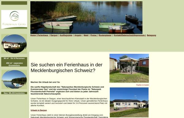 Vorschau von www.ferienhaus-geers.de, Ferienhaus Geers