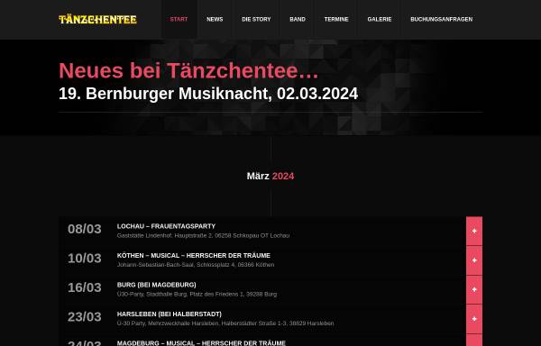 Vorschau von www.taenzchentee.de, Tänzchentee
