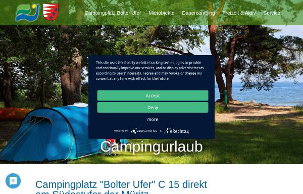 Vorschau von www.camping-bolter-ufer.de, Campinglatz Bolter Ufer