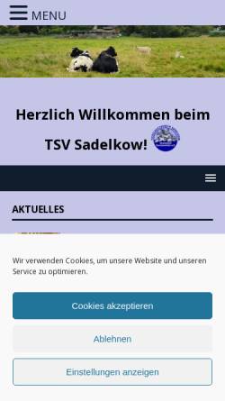 Vorschau der mobilen Webseite tsv-sadelkow-gnadenhof-sonnenschein.de, Tierschutzverein Sadelkow-Gnadenhof 