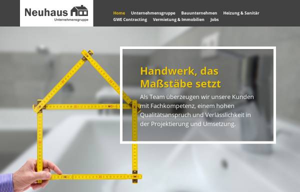 Vorschau von www.neuhaus-bau.de, Neuhaus Bauunternehmen GmbH