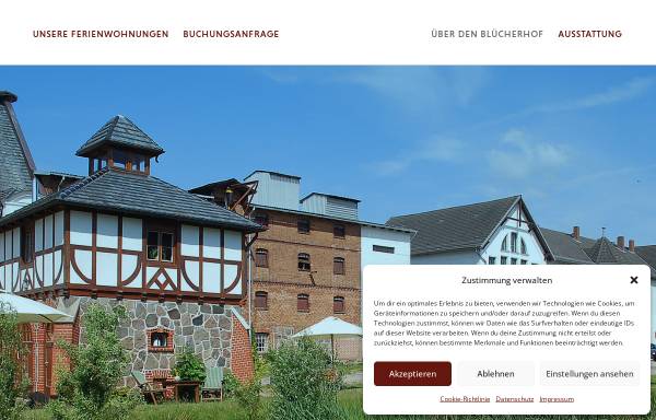 Vorschau von www.herberge-bluecherhof.de, Herberge Blücherhof