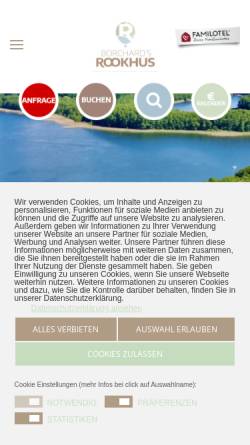 Vorschau der mobilen Webseite rookhus.de, Borchard's Rookhus Betriebs GmbH