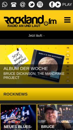Vorschau der mobilen Webseite www.rockland-digital.de, Rockland Sachsen-Anhalt