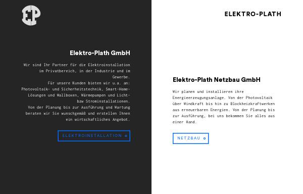 Vorschau von www.elektro-plath.de, Elektro-Plath