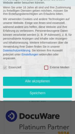 Vorschau der mobilen Webseite www.prowis.de, PROWIS Automatisirung GmbH