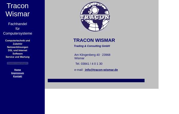 Vorschau von www.tracon-wismar.de, Tracon Wismar GmbH