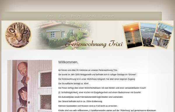 Vorschau von www.fewo-trixi.de, Ferienwohnung Trixi