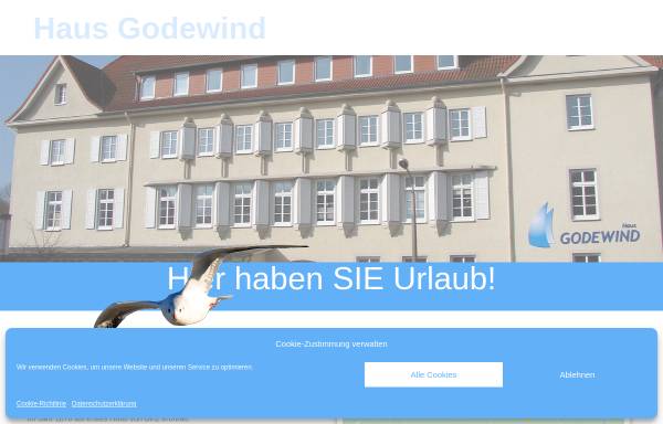 Vorschau von www.godewind-binz.de, Haus Godewind