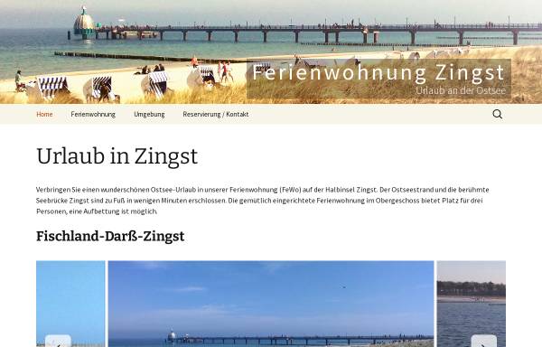 Vorschau von www.ferienwohnungen-darss-zingst.de, Ferienwohnungen Rehling