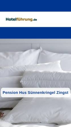 Vorschau der mobilen Webseite www.hus-suennenkringel.de, Hus Sünnenkringel