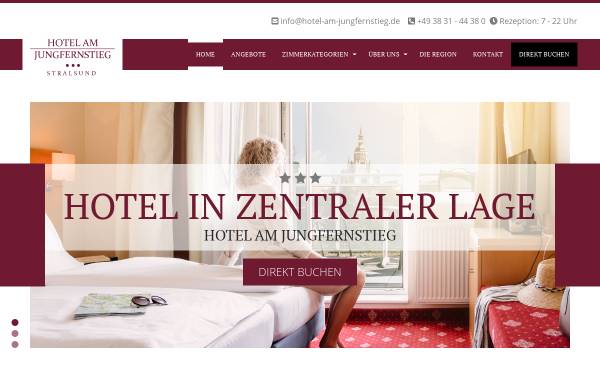 Vorschau von www.hotel-am-jungfernstieg.de, Hotel Am Jungfernstieg