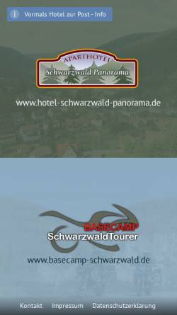 Vorschau der mobilen Webseite www.hotel-zur-post-stralsund.de, Hotel Zur Post
