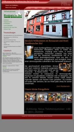 Vorschau der mobilen Webseite www.norddeutscher-hof.de, Hotel und Restaurant Norddeutscher Hof