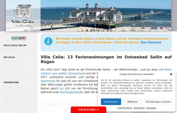 Vorschau von www.ferienwohnungsellin.de, Villa Celia