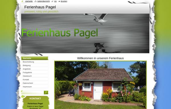 Vorschau von www.urlaub-prerow.de, Ferienhaus Pagel