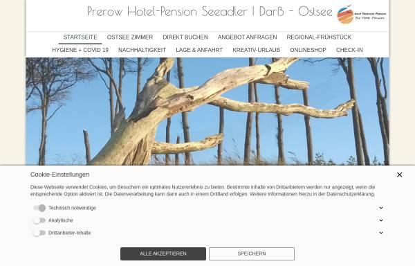 Vorschau von www.pensionseeadler.de, Hotel-Pension 