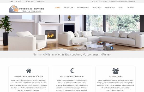 Vorschau von www.immobilienservice-hardtke.de, ISH Immobilienservice Hardtke