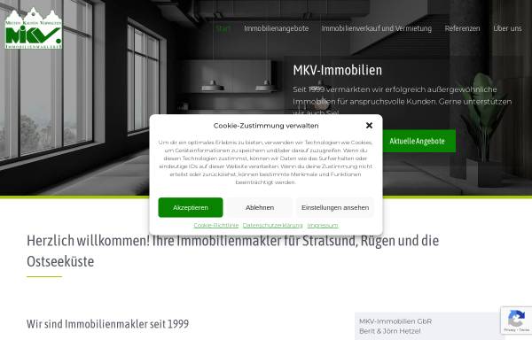 Vorschau von www.hansestadt-immobilien.de, MKV Immobilienmaklerei
