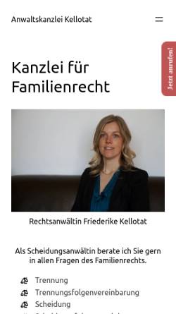 Vorschau der mobilen Webseite www.ra-kellotat.de, Anwaltskanzlei Kellotat