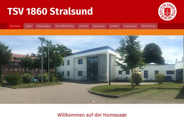 Vorschau von www.tsv1860stralsund.de, TSV 1860 Stralsund